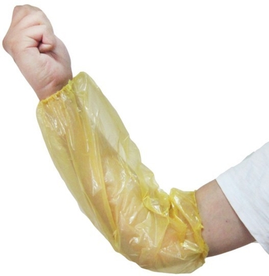 白いPE使い捨て可能なオーバースリーブ腕のための18インチの袖の保護装置
