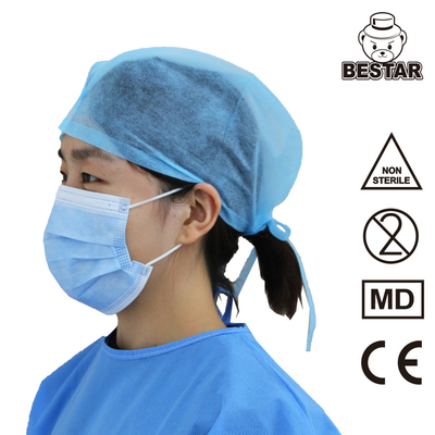3ply医学のウイルスの保護マスクSPPの使い捨て可能で青いマスク