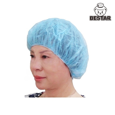 使い捨て可能なSPPの外科Bouffant帽子の病院のための青いモップの帽子および医学